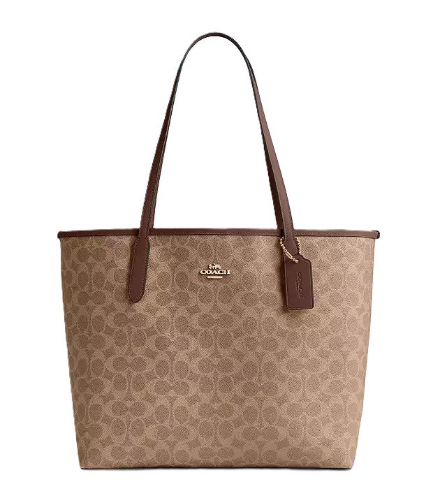 Coach city tote bag