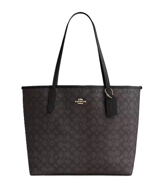 Coach city tote bag