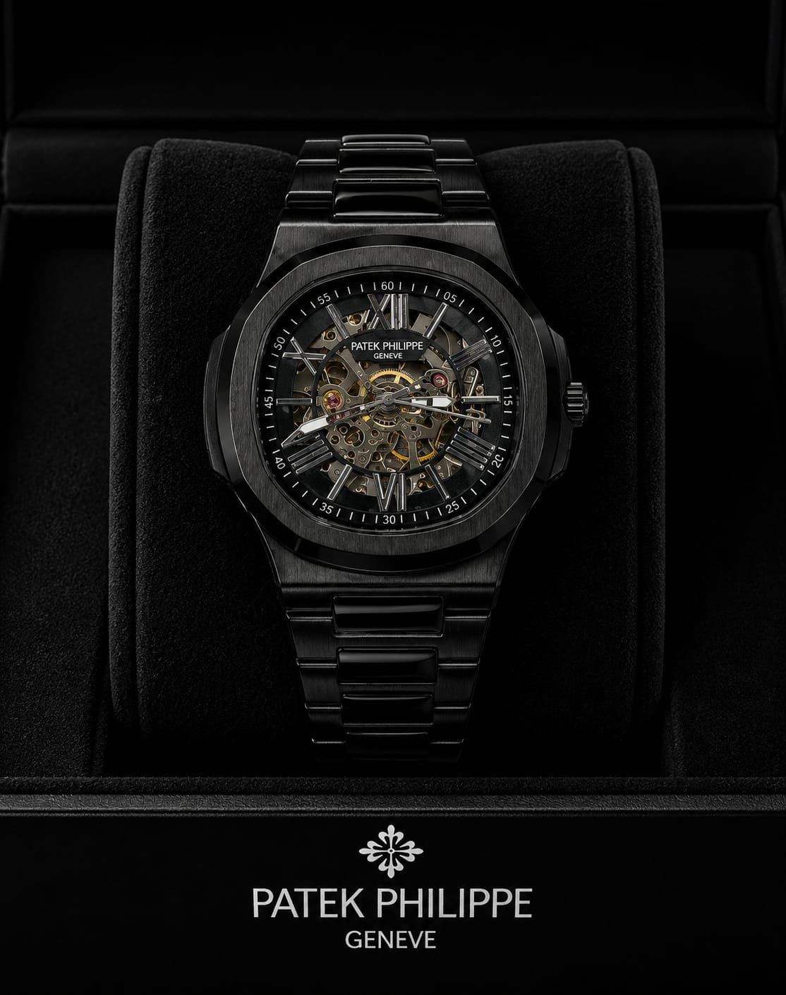 Patek Philippe square Skeleton Watch
