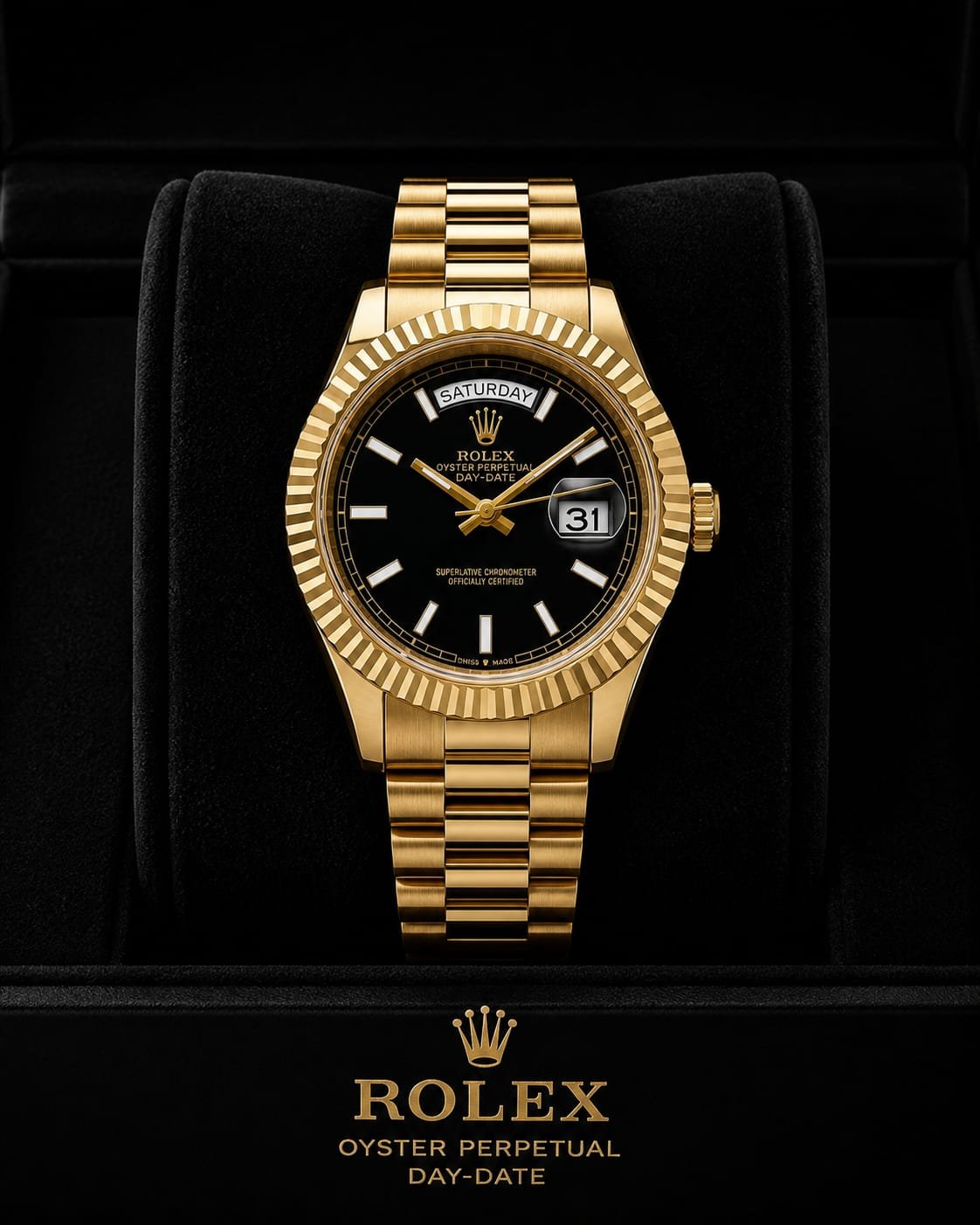 Rolex day date 40 luxury watch