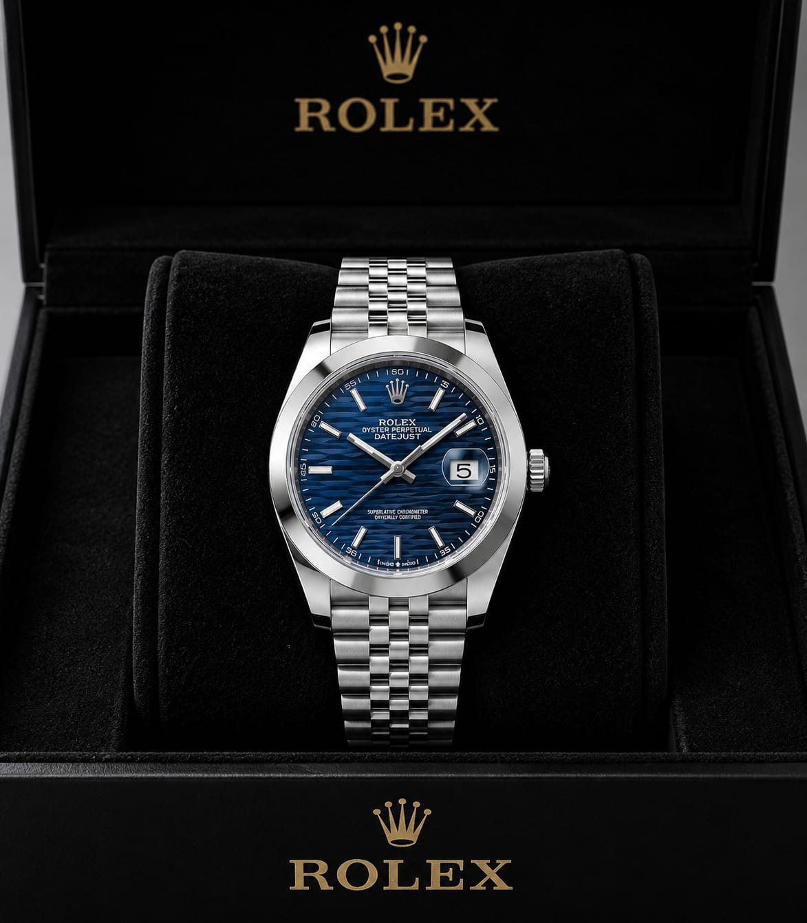 Rolex Datejust blue