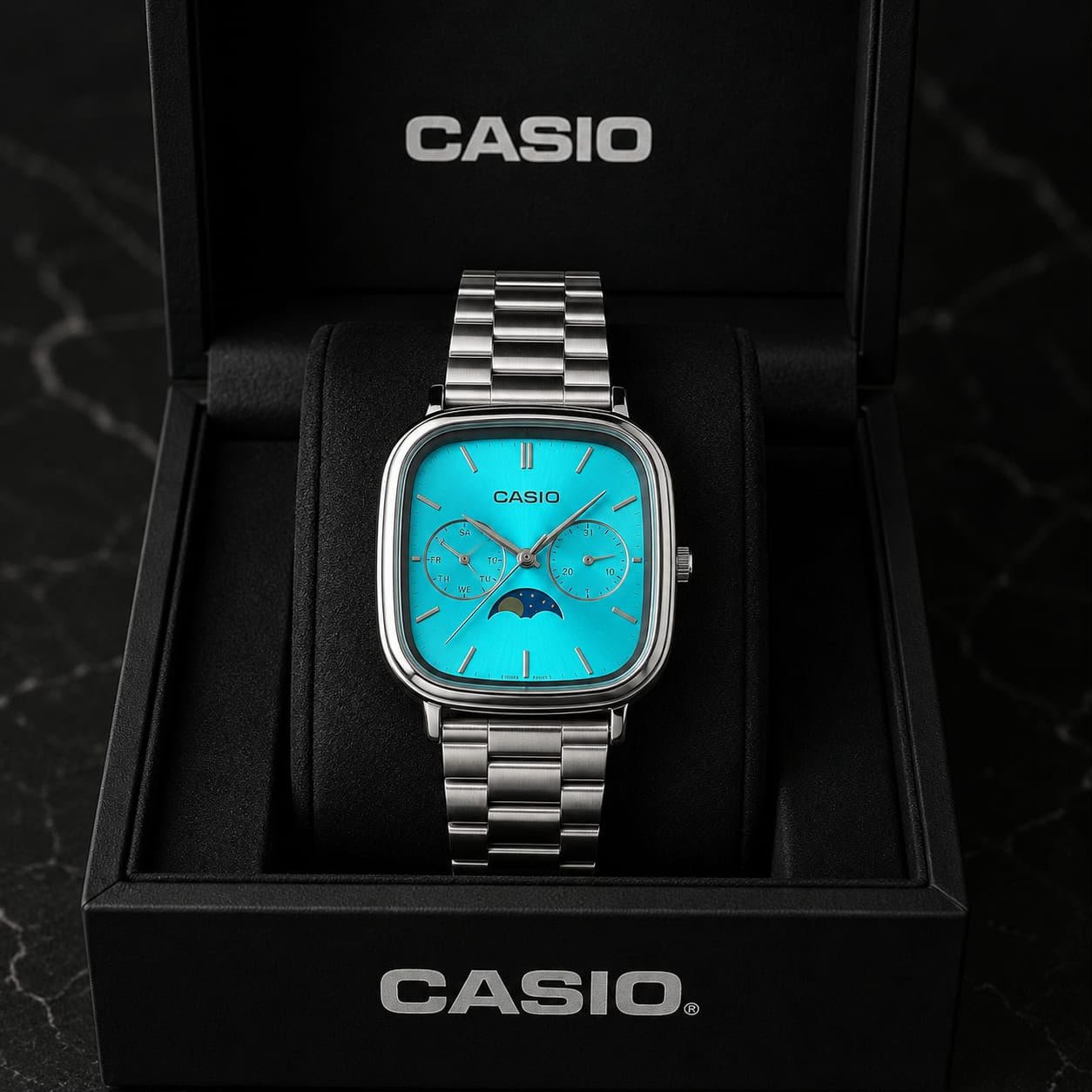 Casio blue Dial