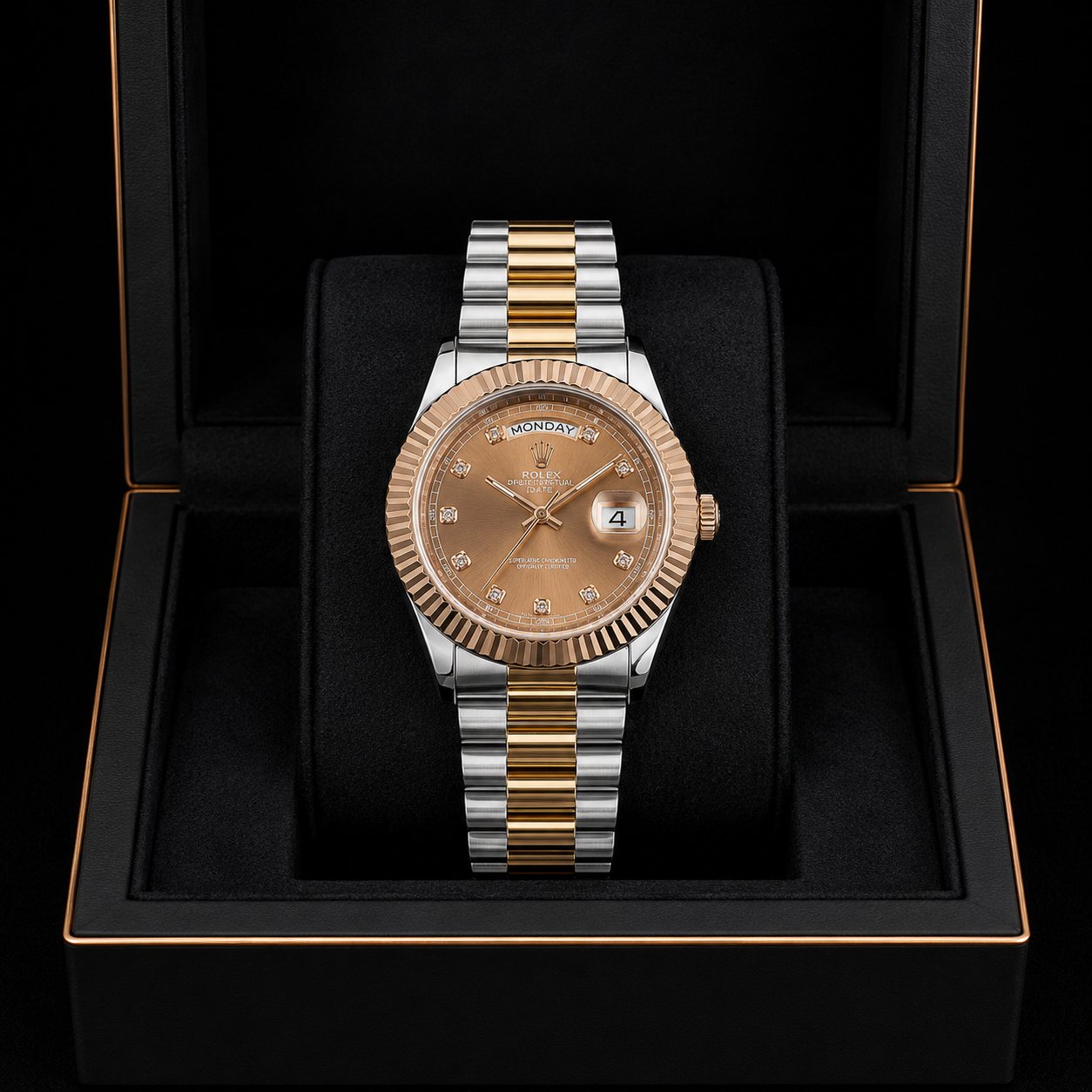 Rolex DayDate Chocolate Daimond